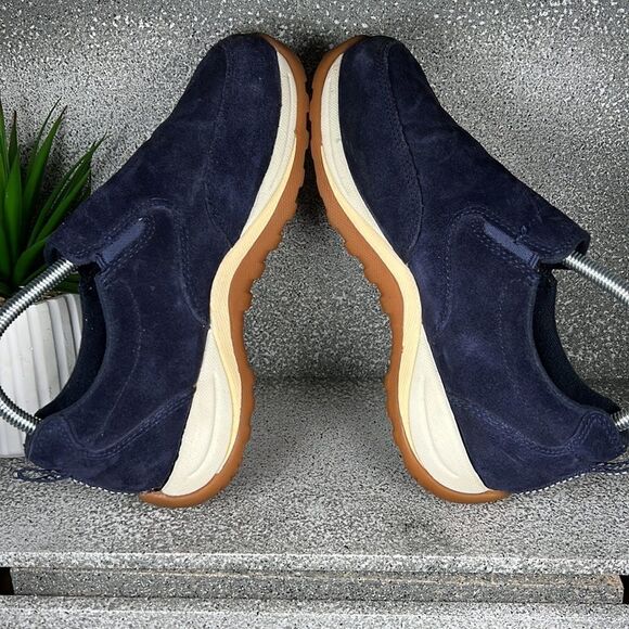 L.L. Bean Blue Suede Outdoor Hiking Sneakers Boots Shoes Size 7 - Picture 5 of 8
